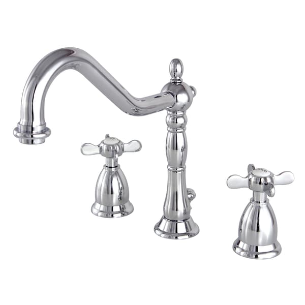 Kingston Brass 8" Widespread Bathroom Faucet, Chrome KS1991BEX - main